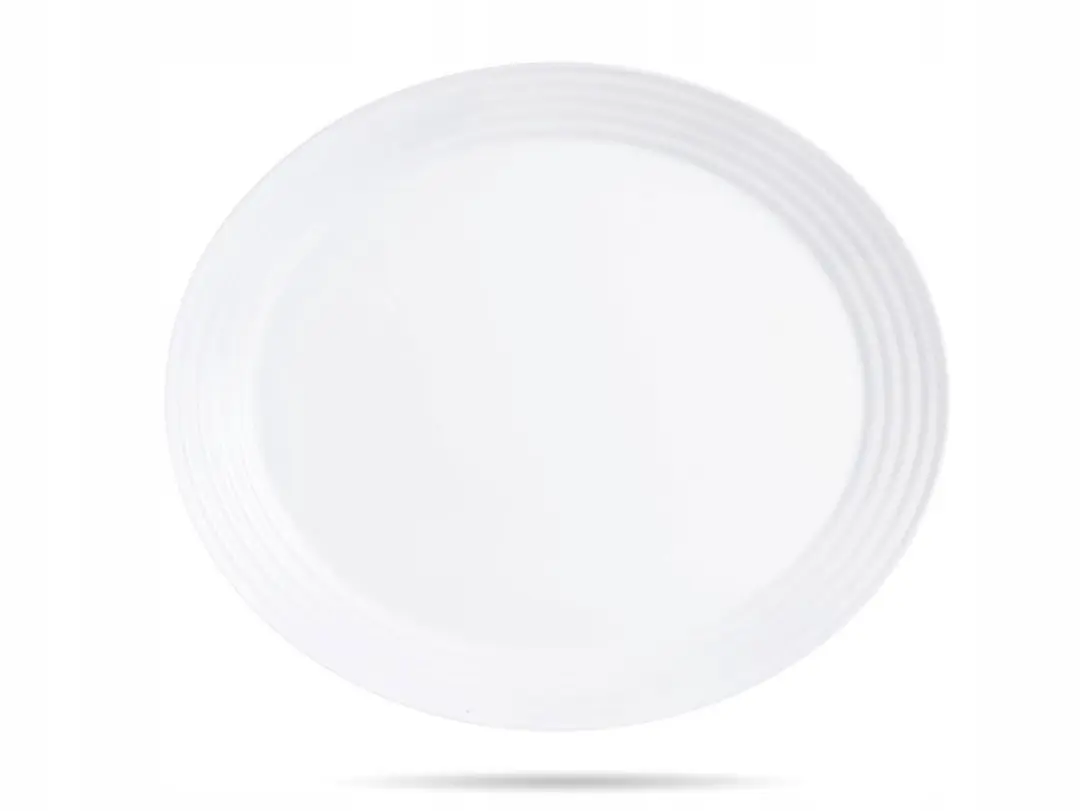 Luminarc Harena Ovale Schaal 33x28 cm Wit Gehard Glas