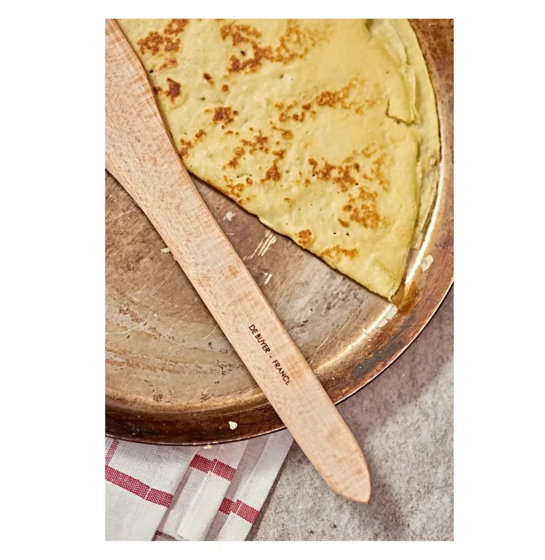 De Buyer Crêpe Spatel 30cm - Beukenhout - afbeelding 3 van 5