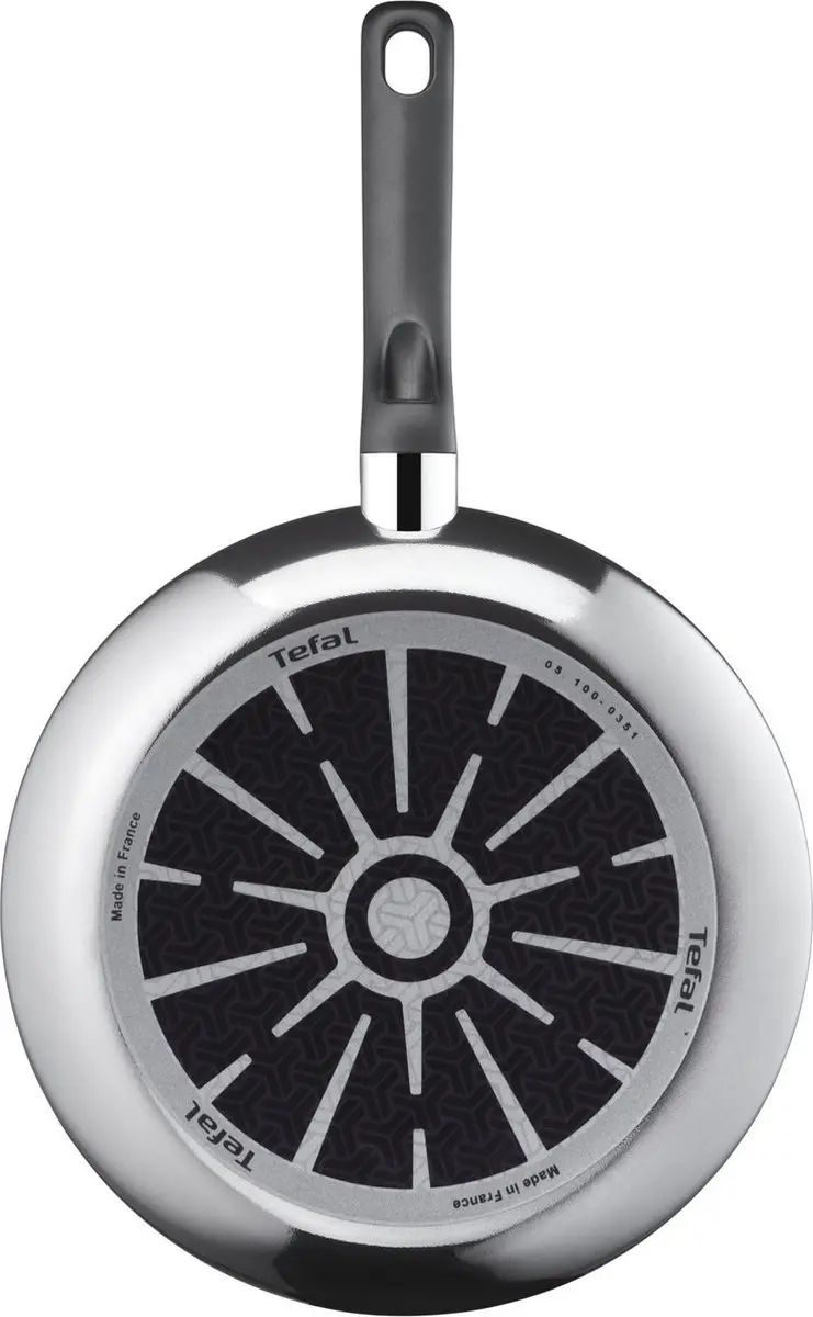 Tefal Resist Plus Koekenpan D5270432 - 24 cm - Zwart - afbeelding 3 van 5