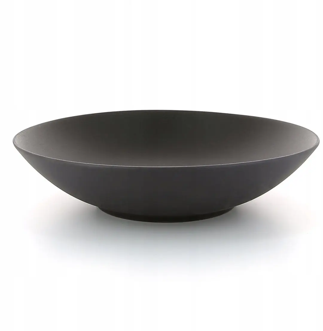 Revol Equinoxe Diep Bord Zwart 24 cm Porselein