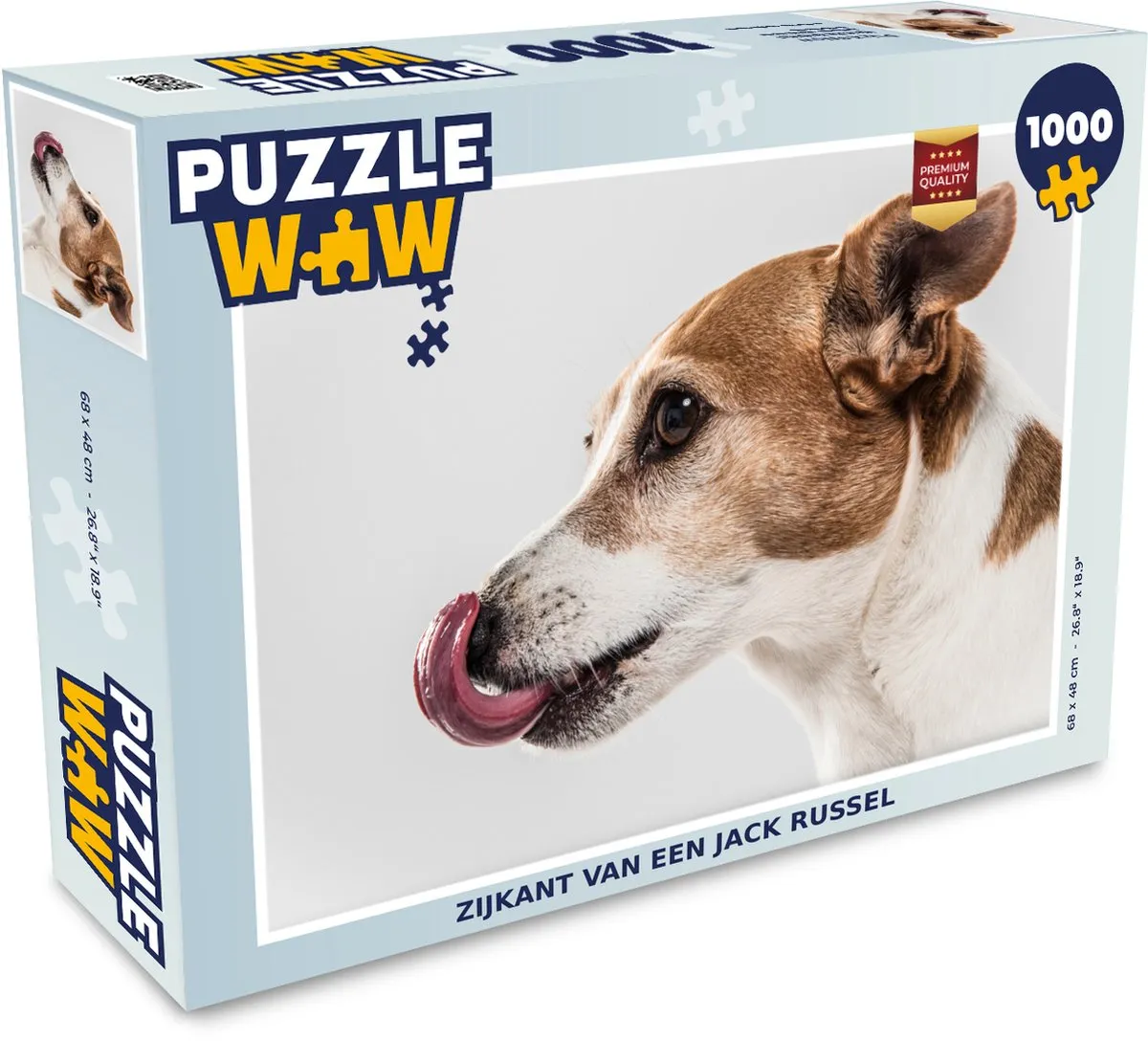 PuzzleWow Legpuzzel Jack Russel 1000 Stuks