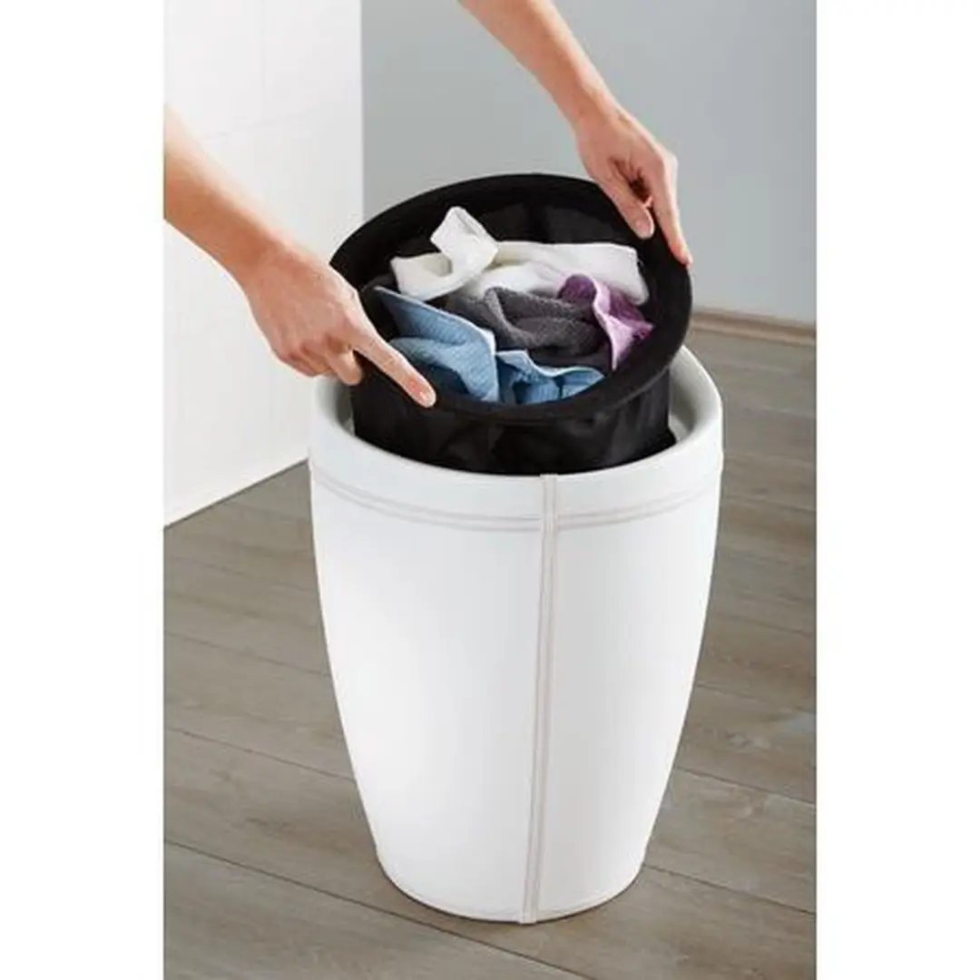 Wenko Badkamerkruk Candy 20 Liter 50,5 Cm Abs Grijs - afbeelding 3 van 5