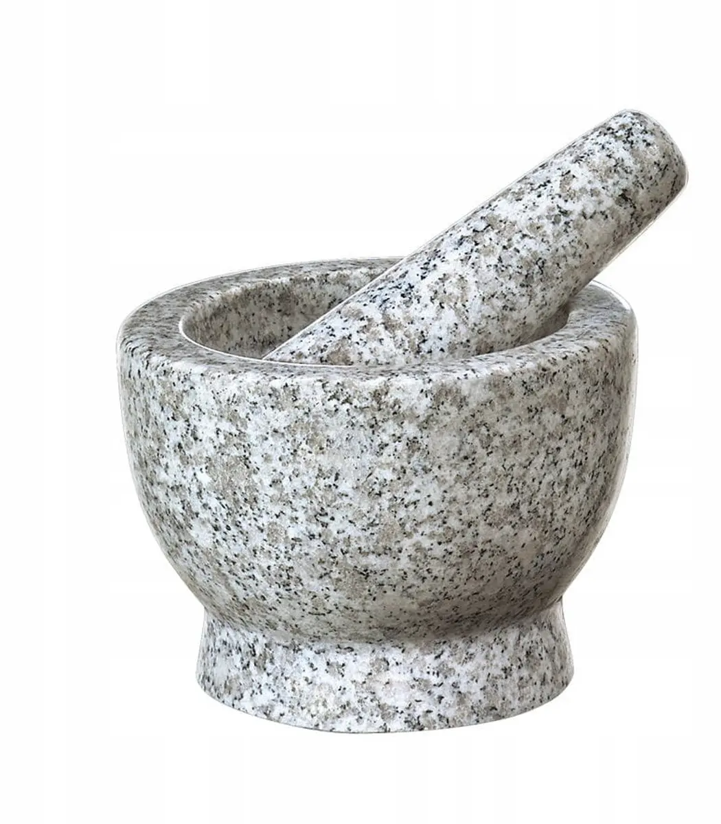 Cilio Salomon Granieten Moker & Stamper Ø13cm - 2 Stuks - afbeelding 2 van 2