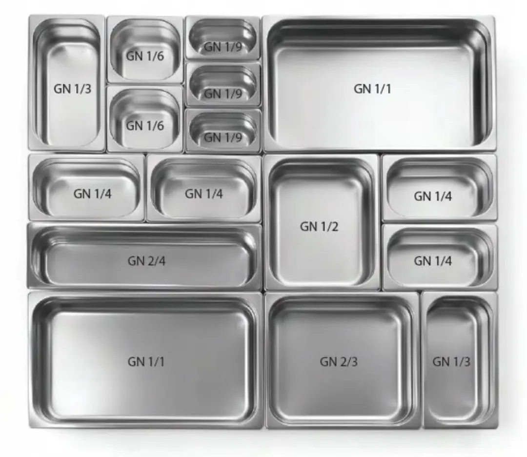 Hendi Gastronorm Bak 1/3 4L RVS, 100mm Hoog