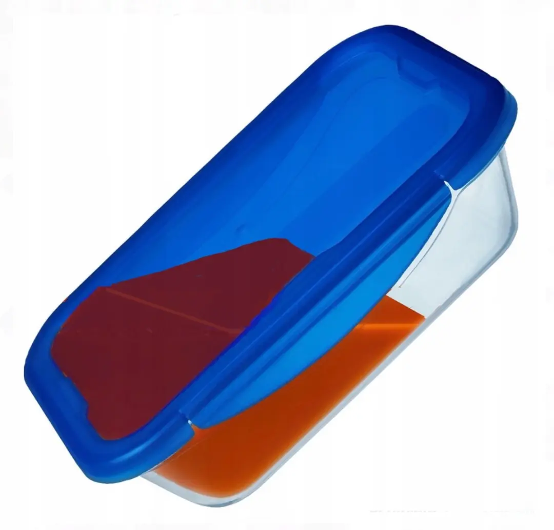 Pyrex Glazen Ovenbestendige Schaal met Deksel 0.8L 20x15cm