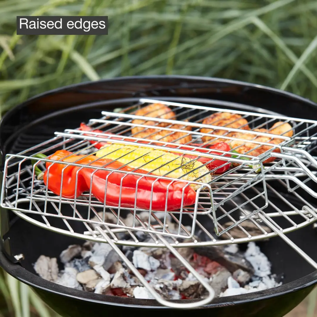 Barbecook Dubbel Rooster BC-ACC-7061 - 31.5x25cm - afbeelding 3 van 4