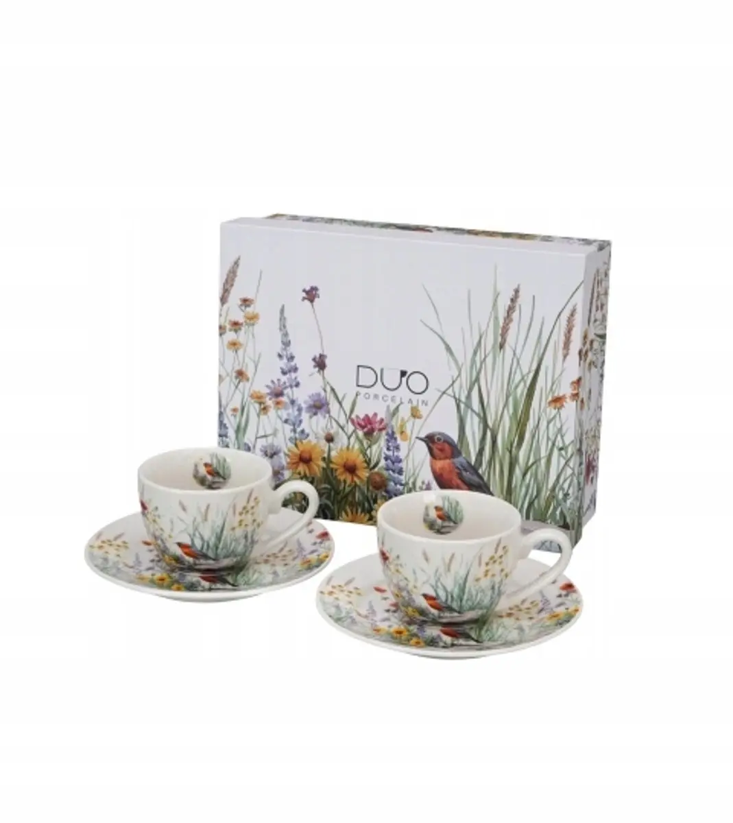 Duo Espresso Kopjes met Schotels