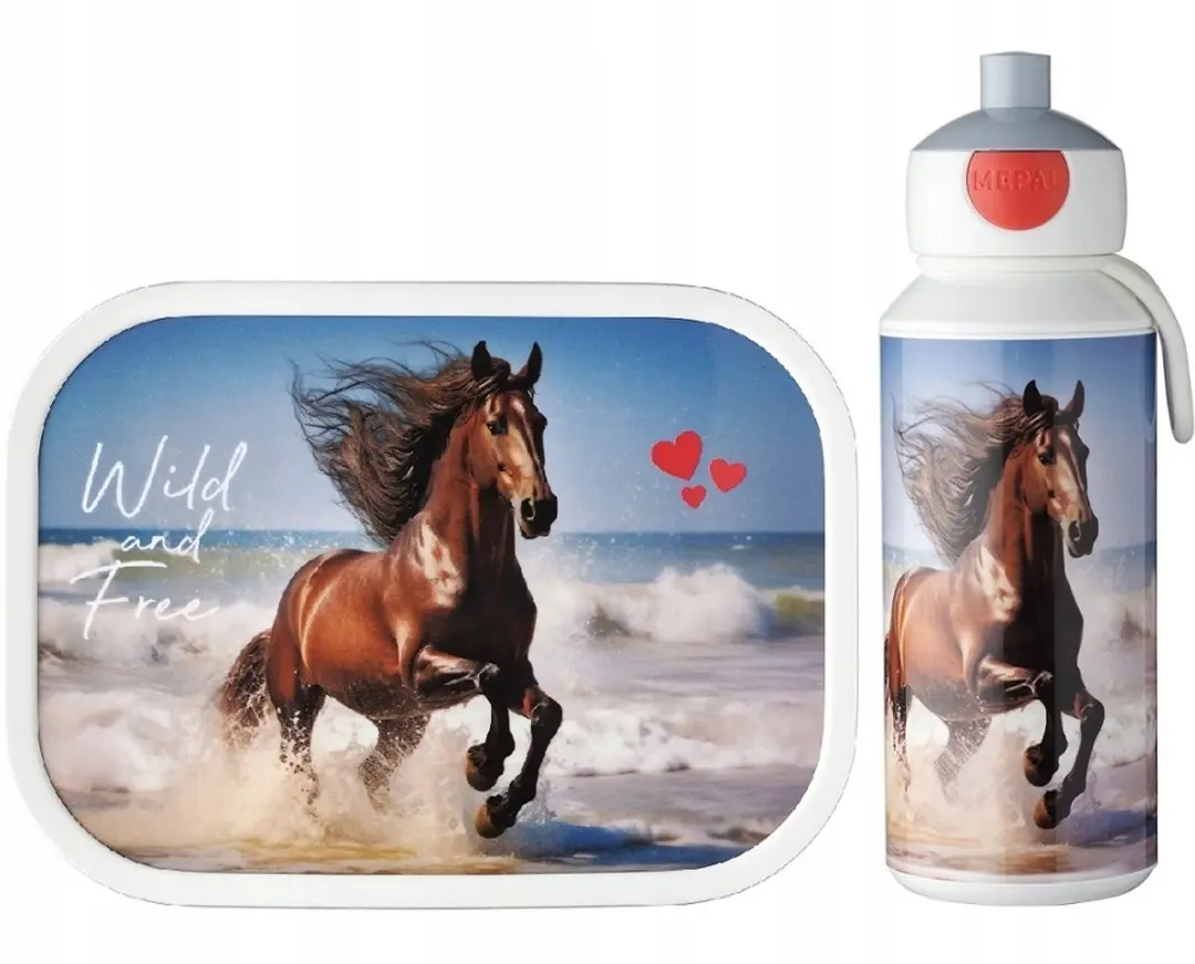 Mepal Lunchbox & Bidon Wild Horse Set