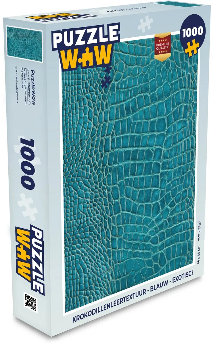 PuzzleWow Legpuzzel 1000 Stuks