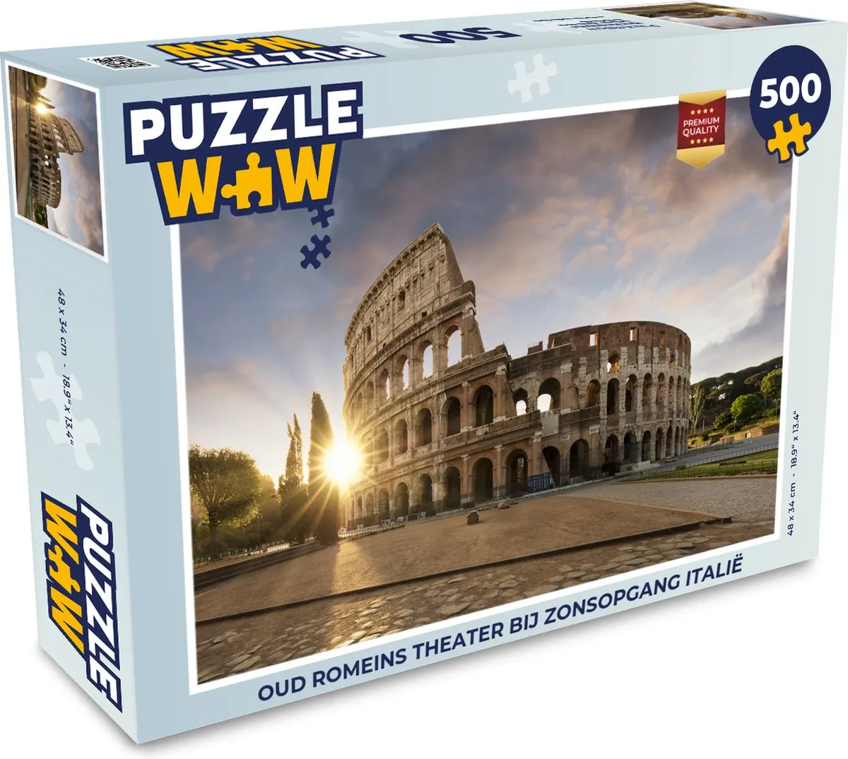 PuzzleWow Legpuzzel Oud Romeins Theater Italië 500 Stuks