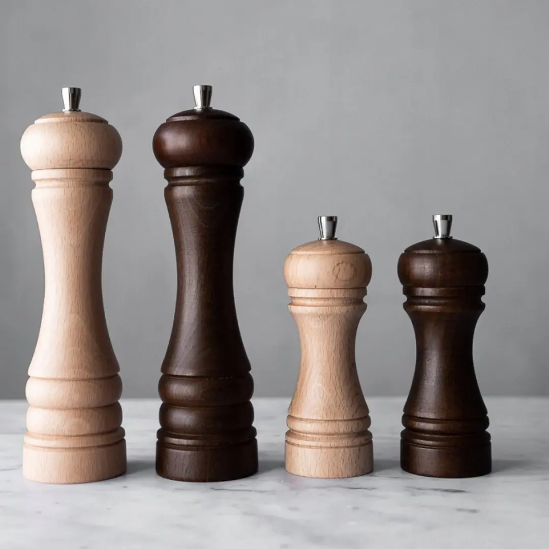 DeBuyer Java Zoutmolen 18cm - Natuurlijk Hout - afbeelding 4 van 4