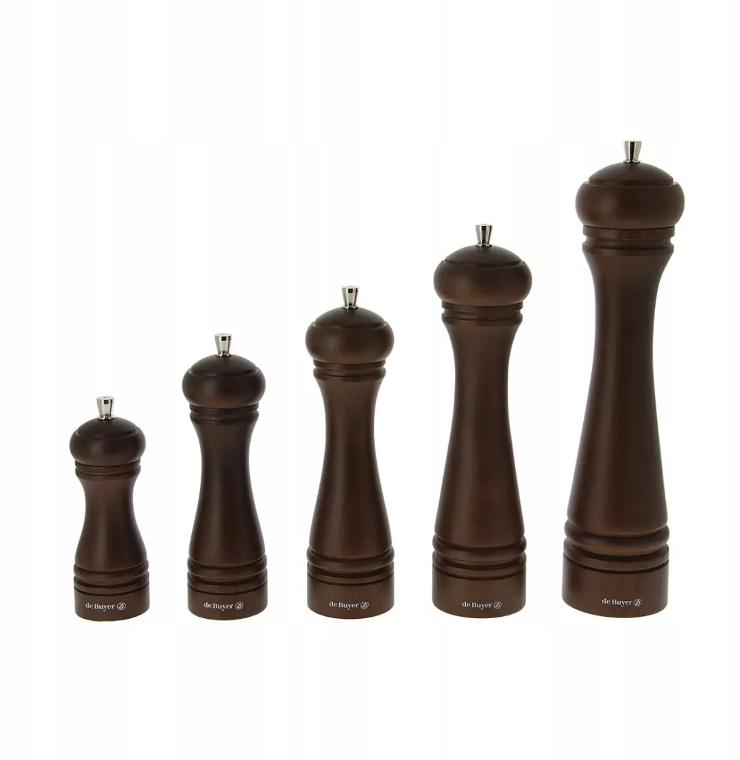 DeBuyer JAVA Kruidenmolen 18cm - Donkerbruin - afbeelding 2 van 5