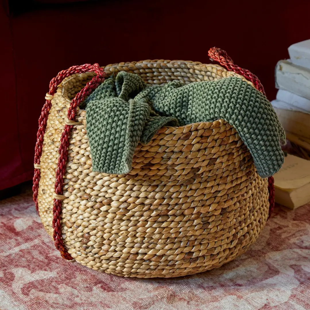 Loberon Mand Cilovar - 36,5 cm - Bruin/Bordeaux - afbeelding 4 van 5