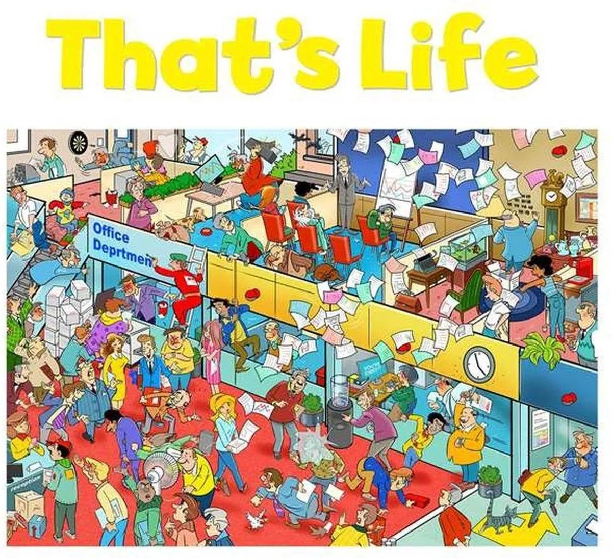 Goliath That's Life Puzzel Het Kantoor 1000 Stuks - 1000 Puzzeldelen