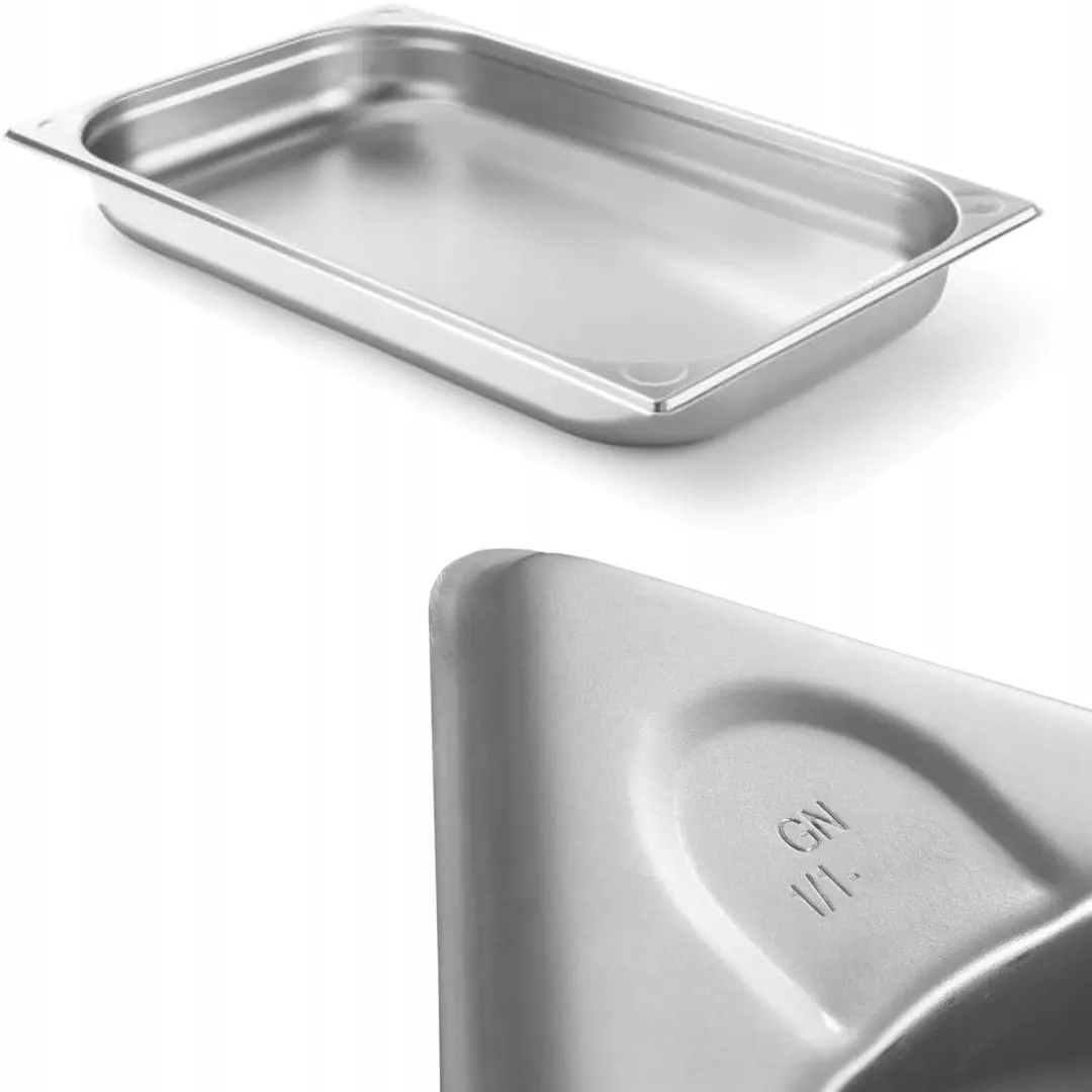 Hendi GN 1/1 Gastronomische Bak 40mm Hoog RVS