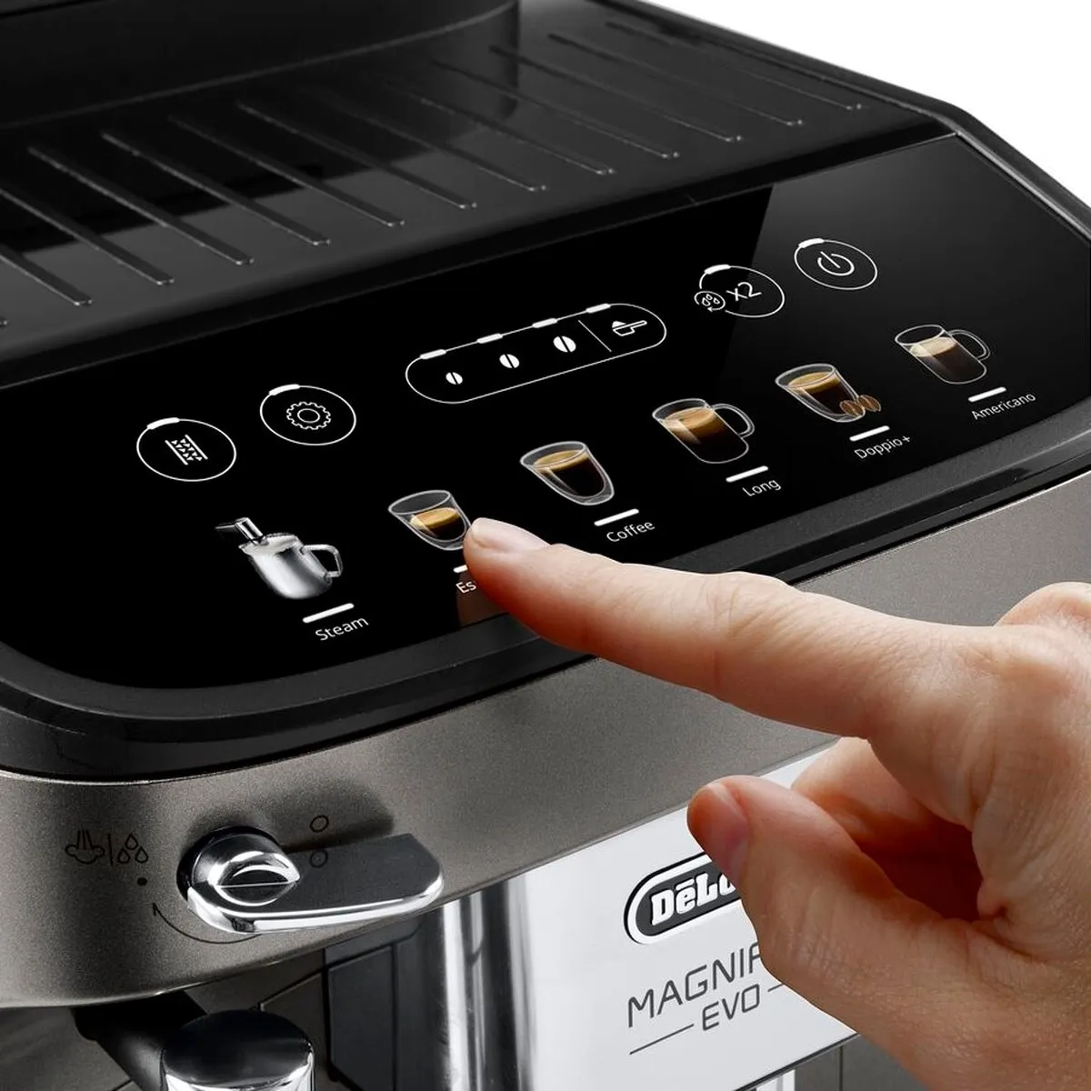 De'Longhi Magnifica Evo ECAM290.42TB Espressomachine - 1,8L - Zwart/Titanium - afbeelding 6 van 6