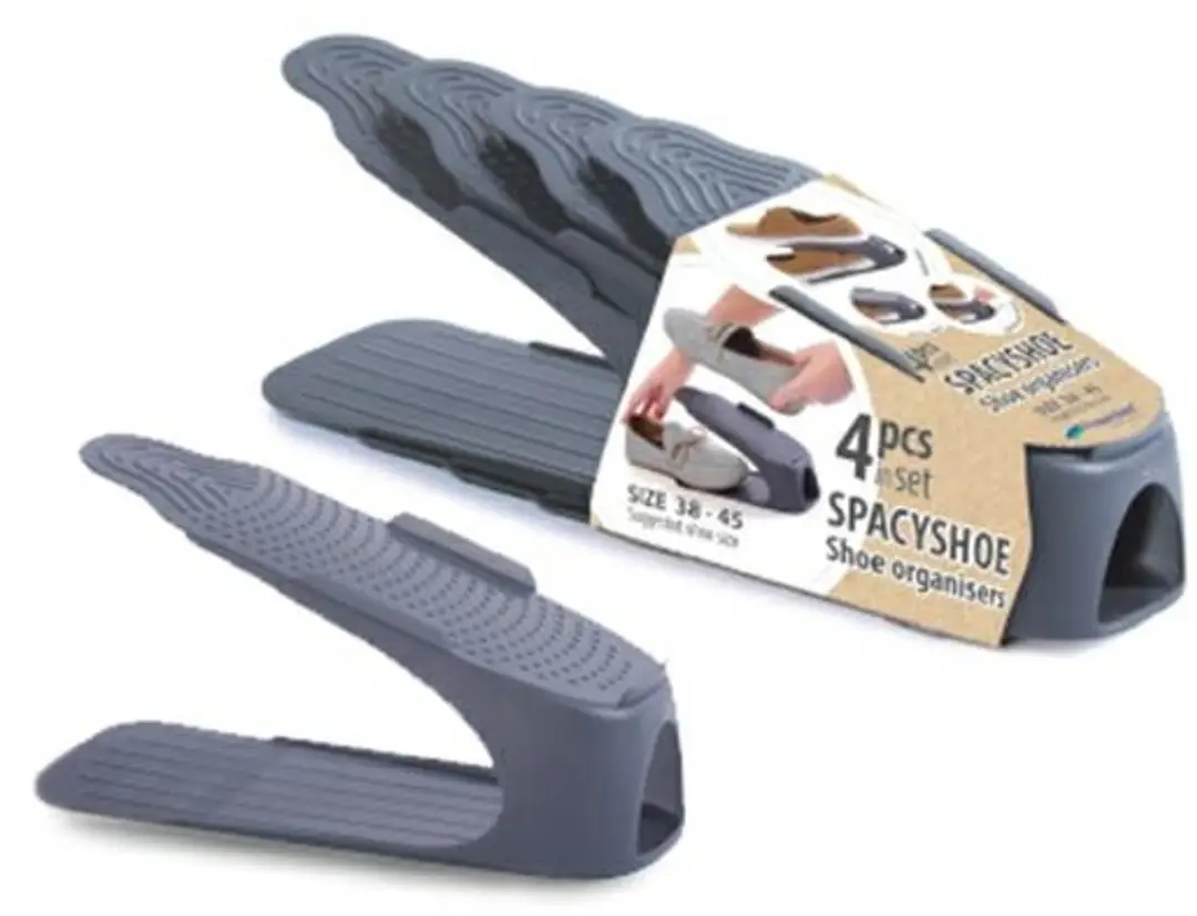 Prosperplast Spacyshoe Schoenenorganizer - 4 Stuks - Transparant - afbeelding 2 van 2