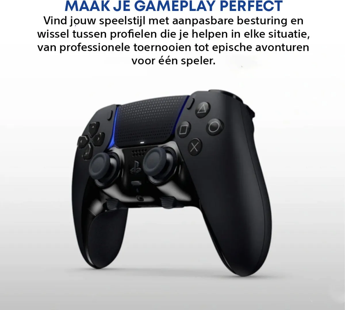 Sony PS5 DualSense Edge Draadloze Controller - Midnight Black