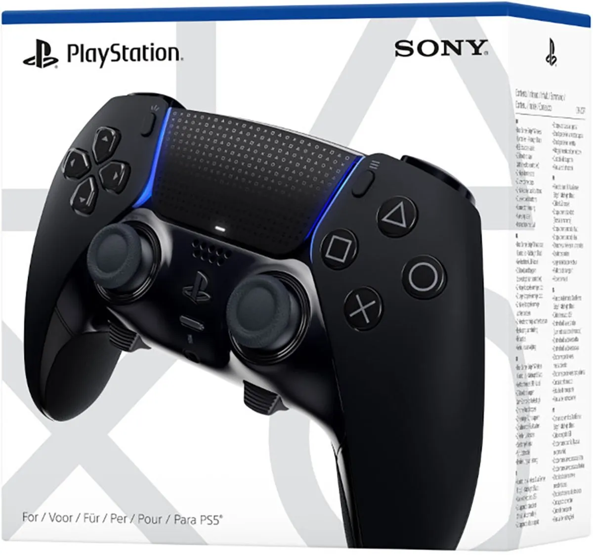 Sony PS5 DualSense Edge Draadloze Controller - Midnight Black