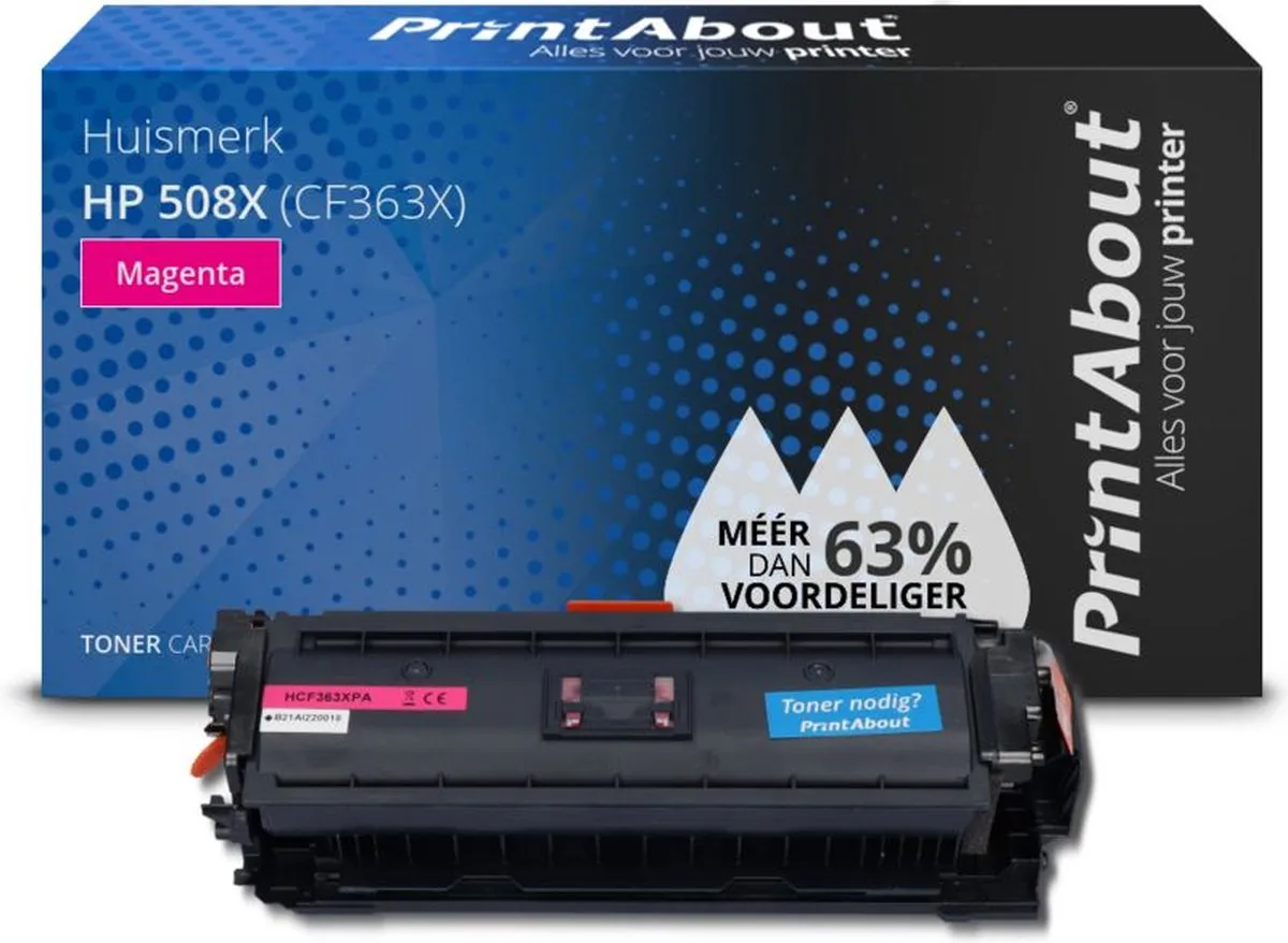 PrintAbout Huismerk HP 508X Toner Magenta CF363X