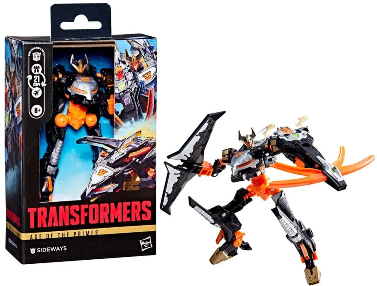Transformers Age of the Primes Deluxe Sideways - Action Figure 14cm - Multi