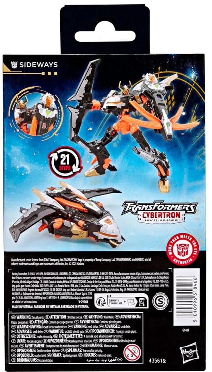 Transformers Age of the Primes Deluxe Sideways - Action Figure 14cm - Multi
