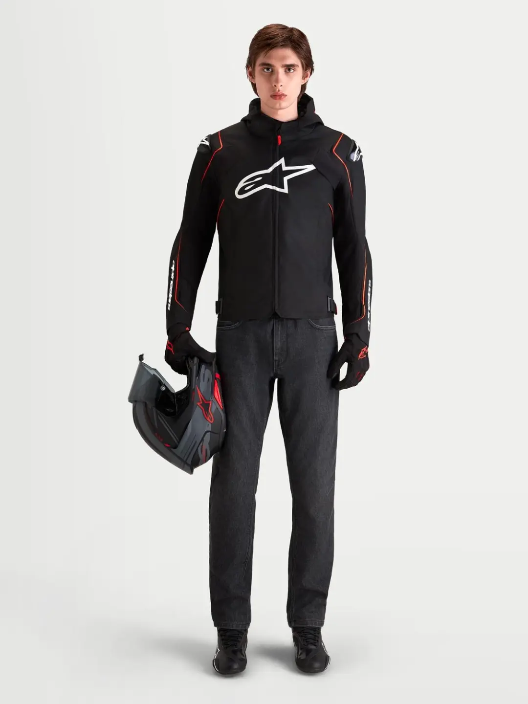 Alpinestars Zaca V2 Motorjas - Zwart/Rood - 2XL - afbeelding 3 van 6