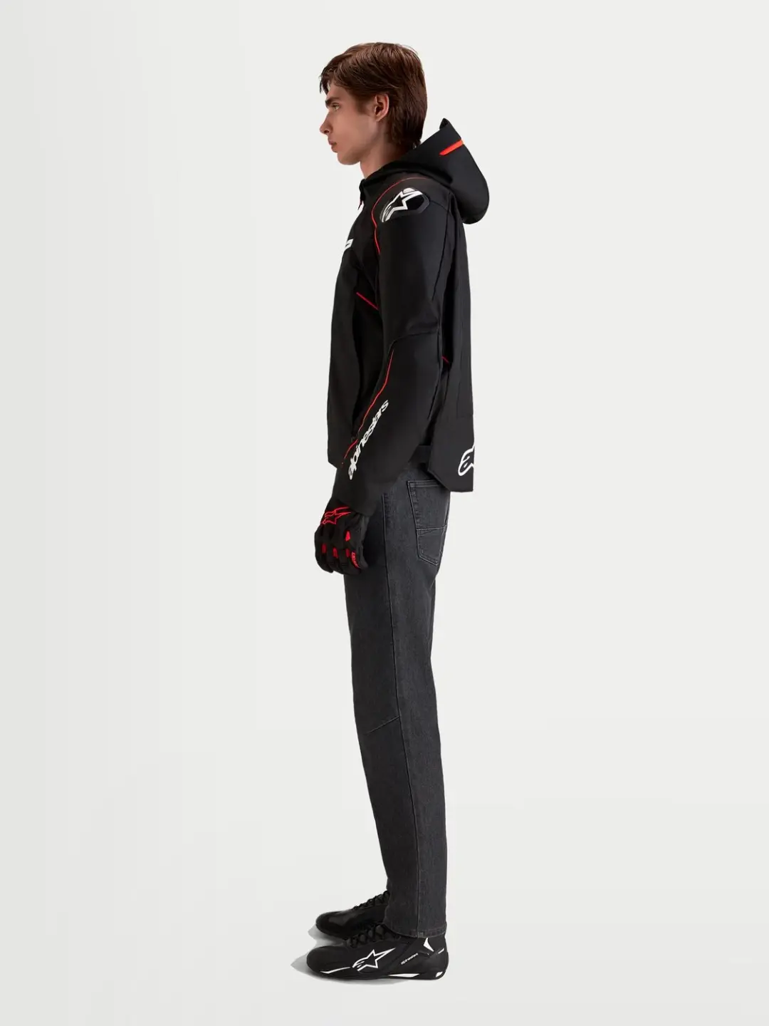 Alpinestars Zaca V2 Motorjas - Zwart/Rood - 2XL - afbeelding 4 van 6