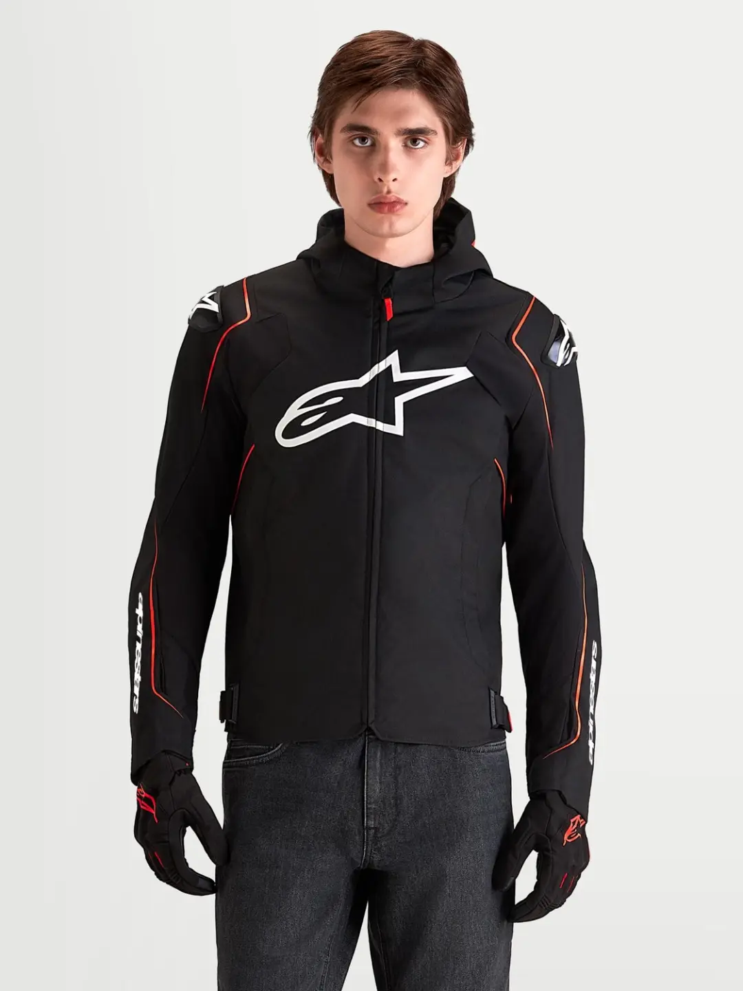 Alpinestars Zaca V2 Motorjas - Zwart/Rood - 2XL - afbeelding 5 van 6