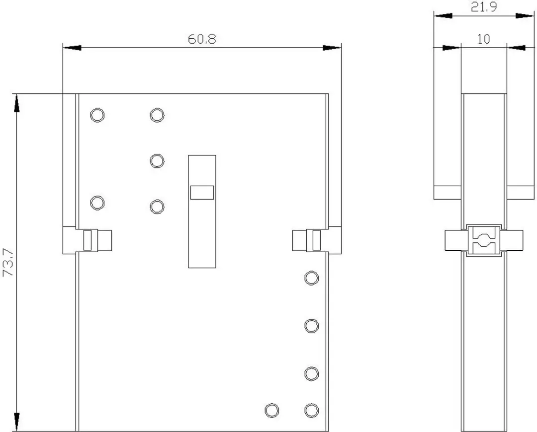 Siemens 3RA2934-2B Verbindingsstuk - afbeelding 2 van 3