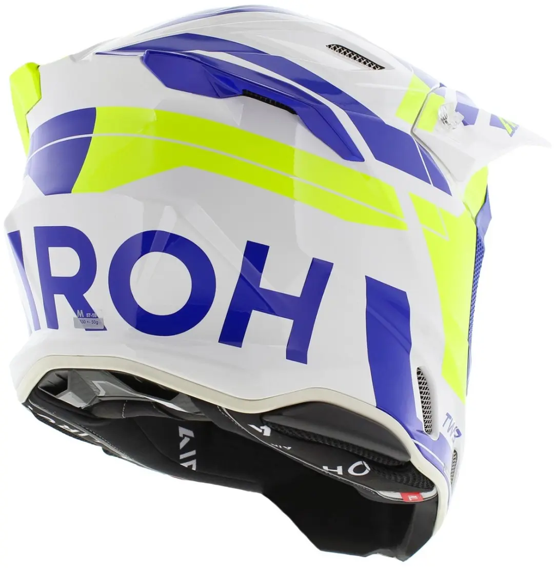 Airoh Twist 3 Dynasty Motocrosshelm - XL - Geel/Wit/Blauw - afbeelding 6 van 6