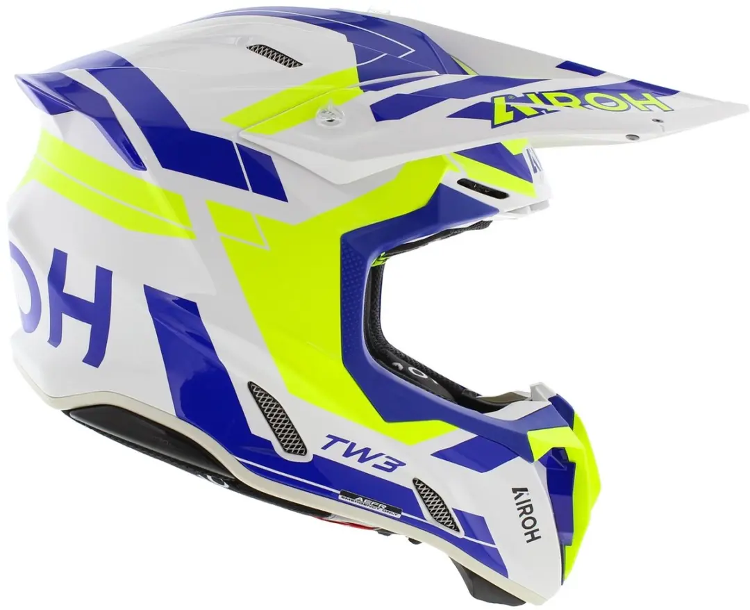 Airoh Twist 3 Dynasty Motocrosshelm - XL - Geel/Wit/Blauw - afbeelding 4 van 6
