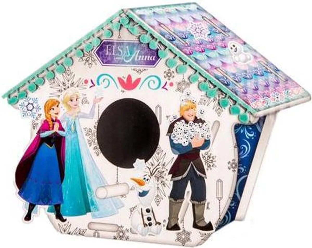 Disney Frozen Slammer Vogelhuisje Bouwpakket - Multi