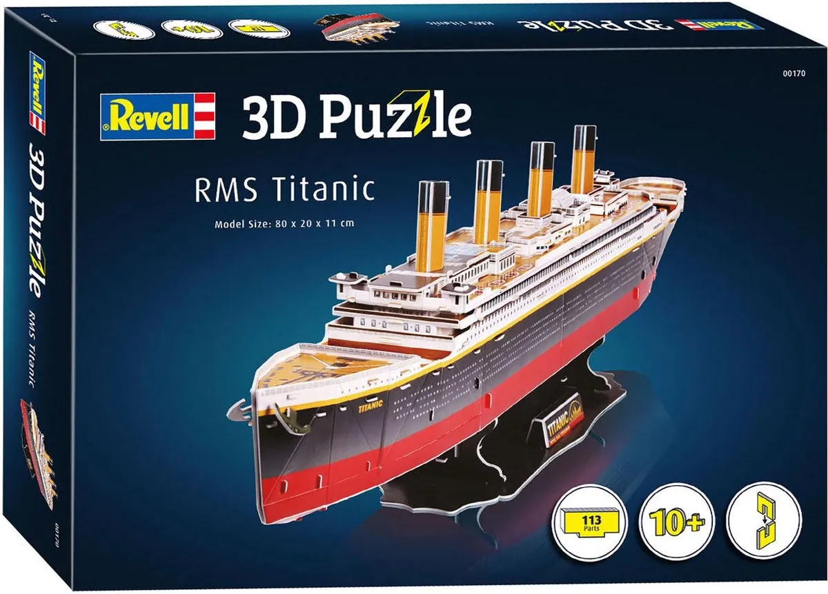 Revell RMS Titanic 3D Puzzel 113 Stuks - Multi
