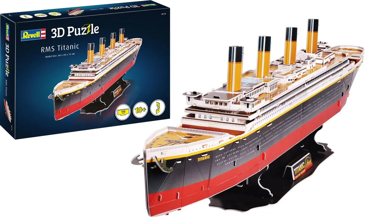 Revell RMS Titanic 3D Puzzel 113 Stuks - Multi