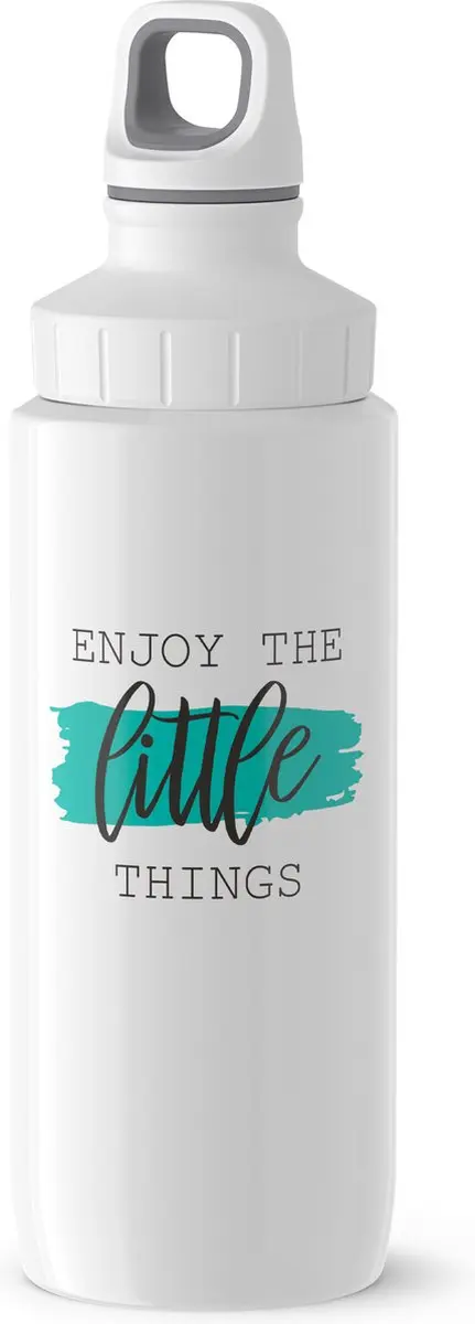 EMSA DRINK2GO N3011000 drinkfles Dagelijks gebruik 600 ml Roestvrijstaal Wit