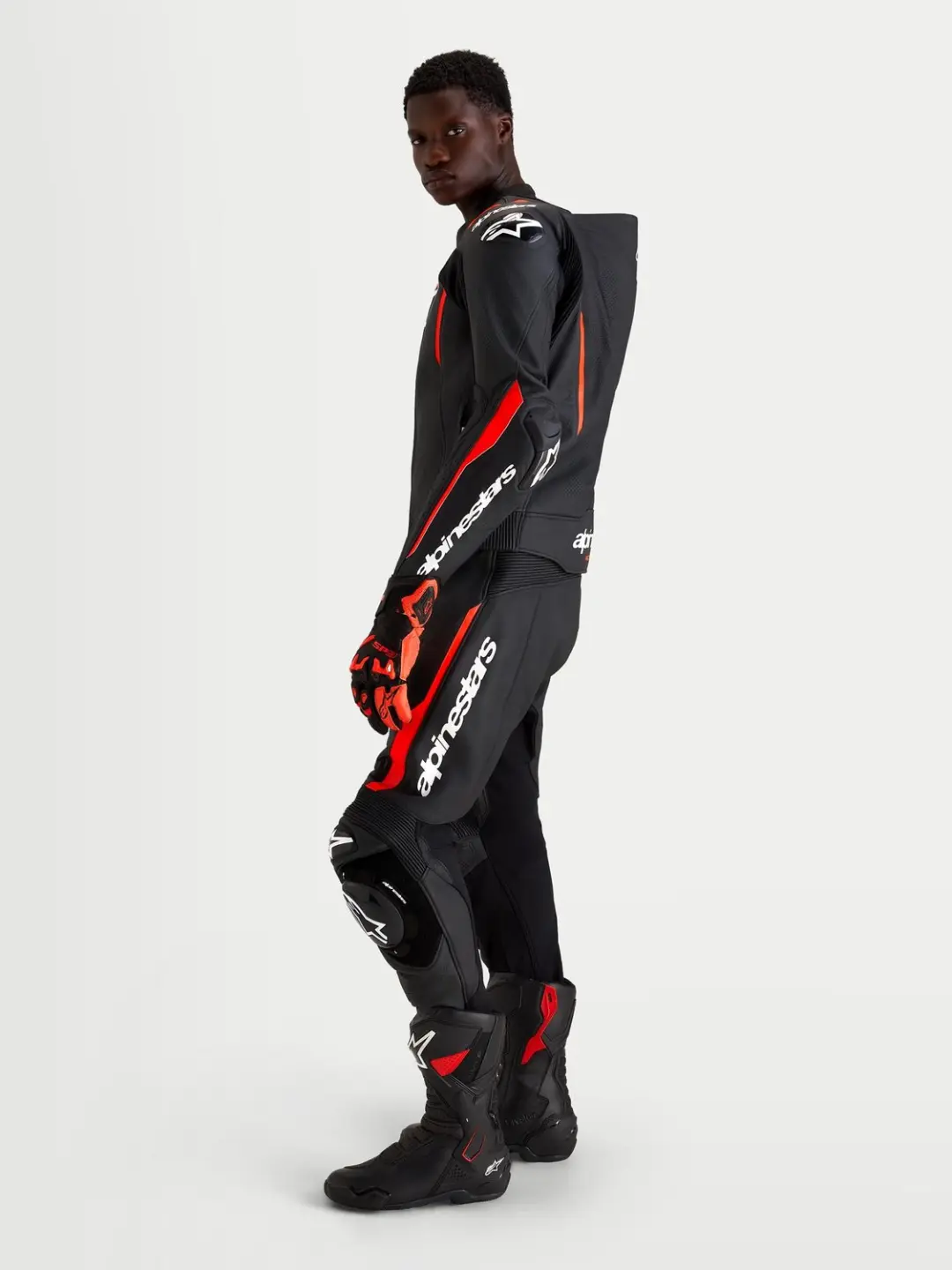 Alpinestars Missile V3 Motorfietspak - Zwart/Rood - Maat 52 - afbeelding 3 van 6