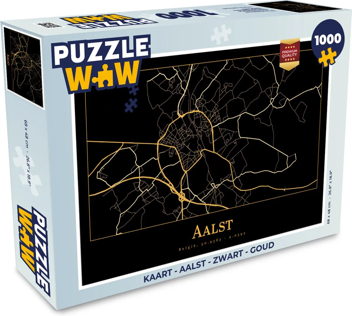 PuzzleWow Legpuzzel Aalst 1000 Stuks