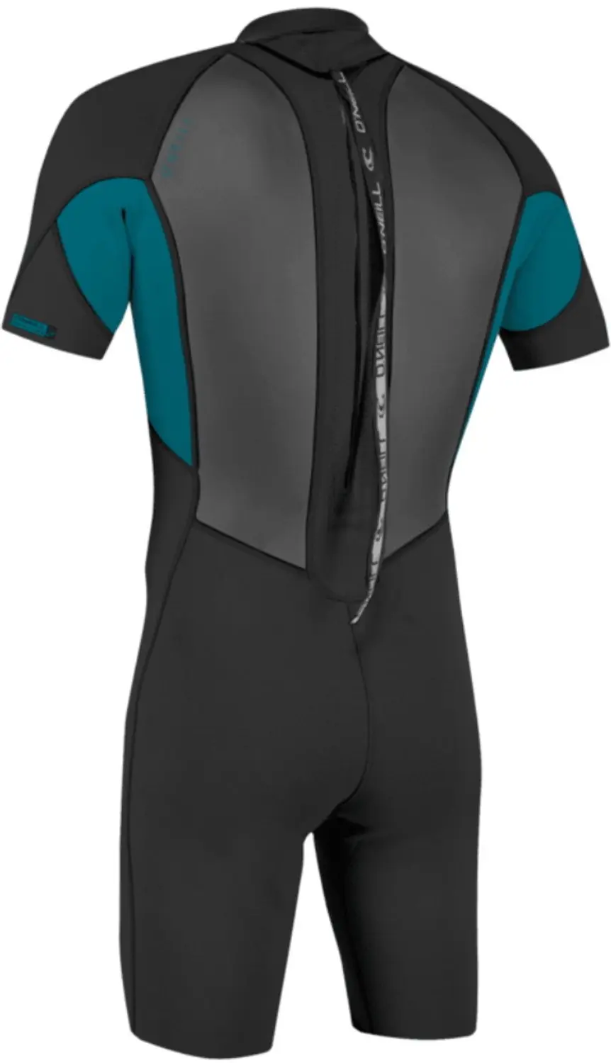 O'Neill Junior Reactor-2 2mm Shorty Wetsuit 104 - Zwart/Blauw - afbeelding 4 van 6