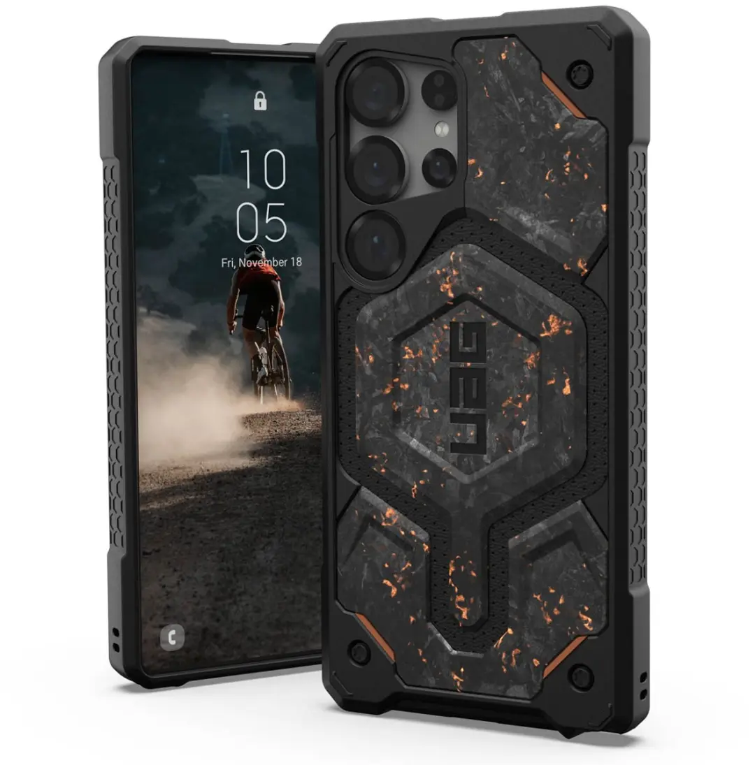 UAG Monarch Pro Backcover geschikt voor Samsung Galaxy S25 Ultra - Forged Carbon
