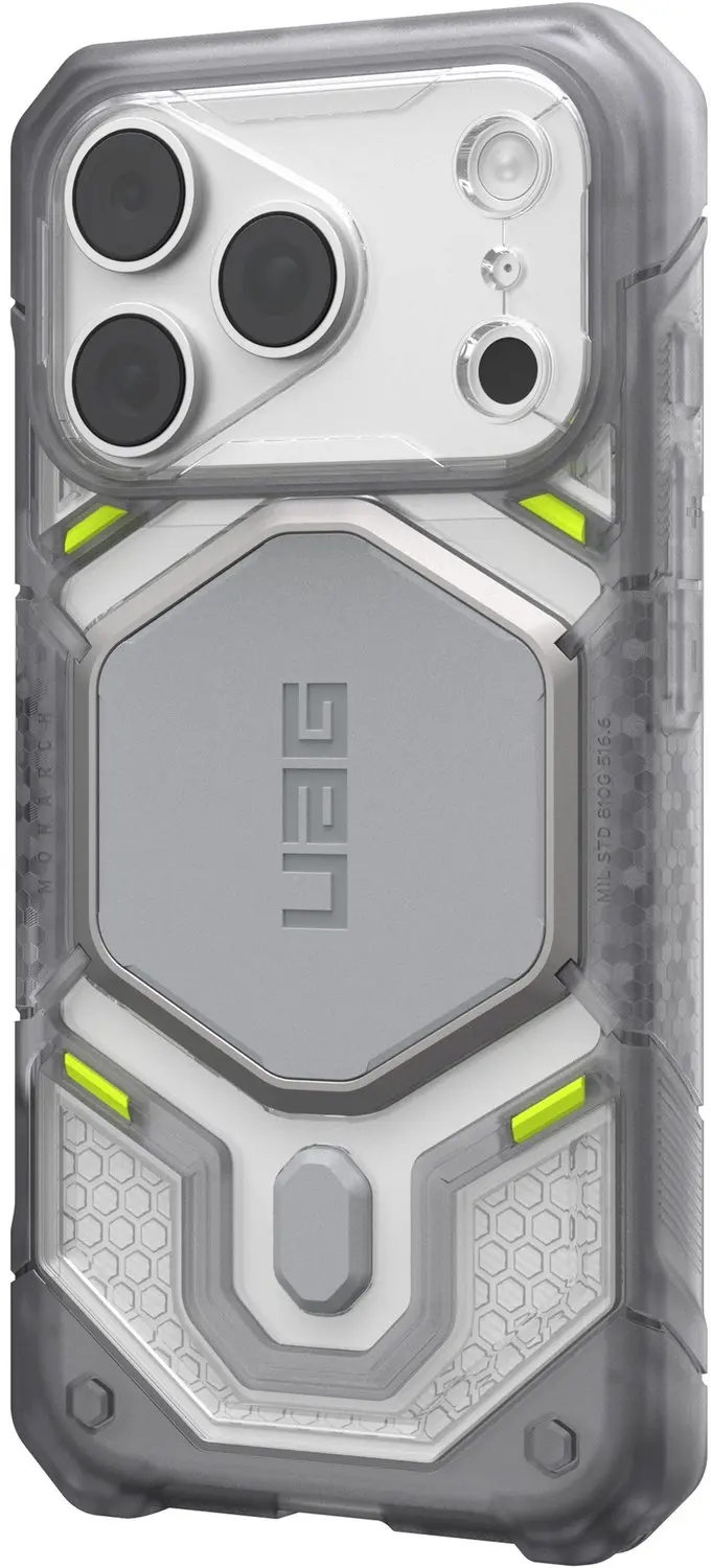 Urban Armor Gear Monarch Pro Backcover iPhone 18/17 Pro - Ice - 114569114381 - afbeelding 2 van 5