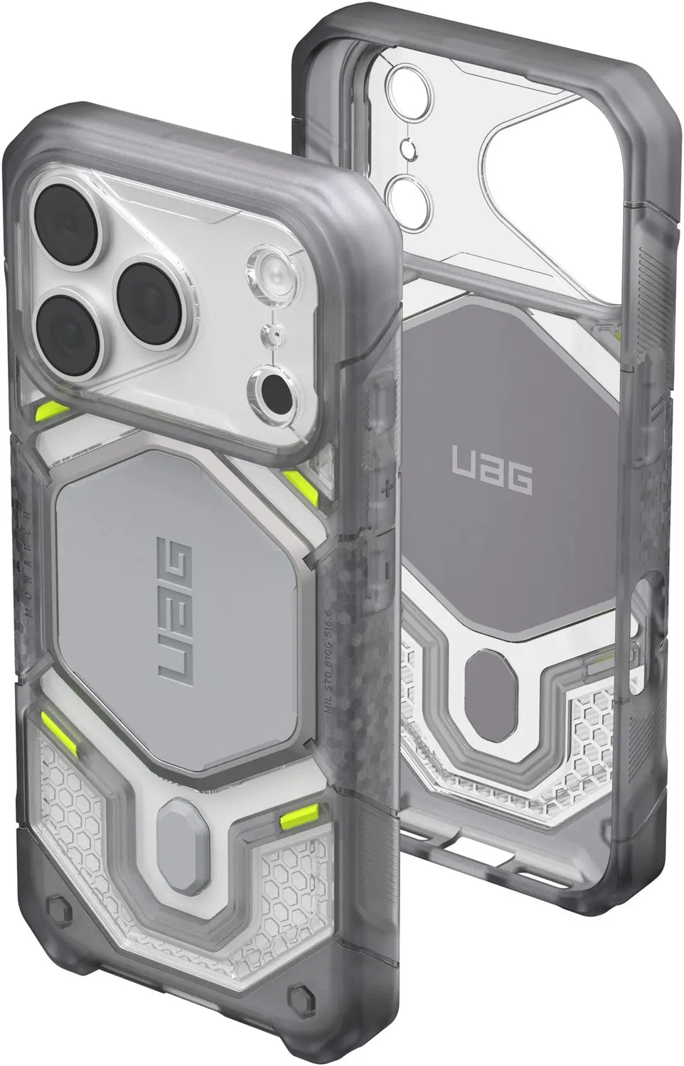 Urban Armor Gear Monarch Pro Backcover iPhone 18/17 Pro - Ice - 114569114381 - afbeelding 4 van 5