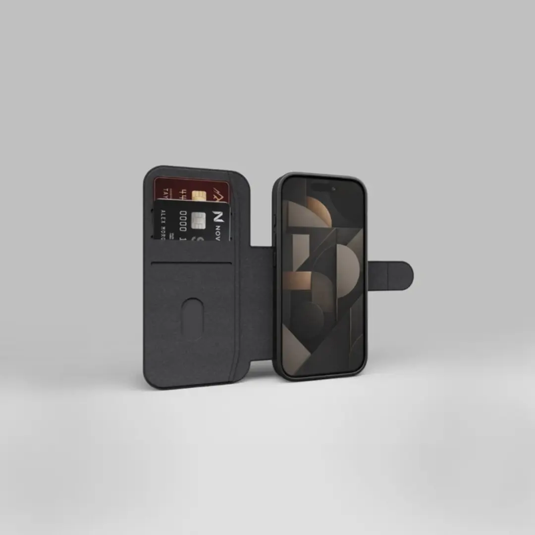Cygnett, Leren Portemonnee Hoesje Geschikt voor Apple iPhone 18 Pro / 17 Pro Mag