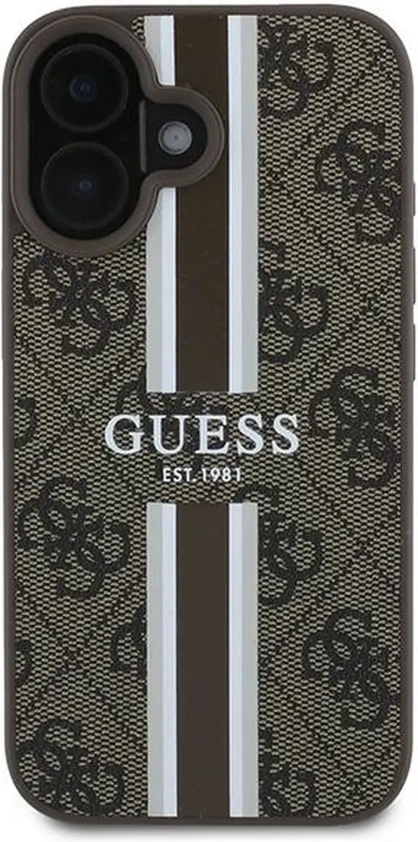 GUESS Hoesje iPhone 16 Plus - MagSafe - Bruin - afbeelding 2 van 6