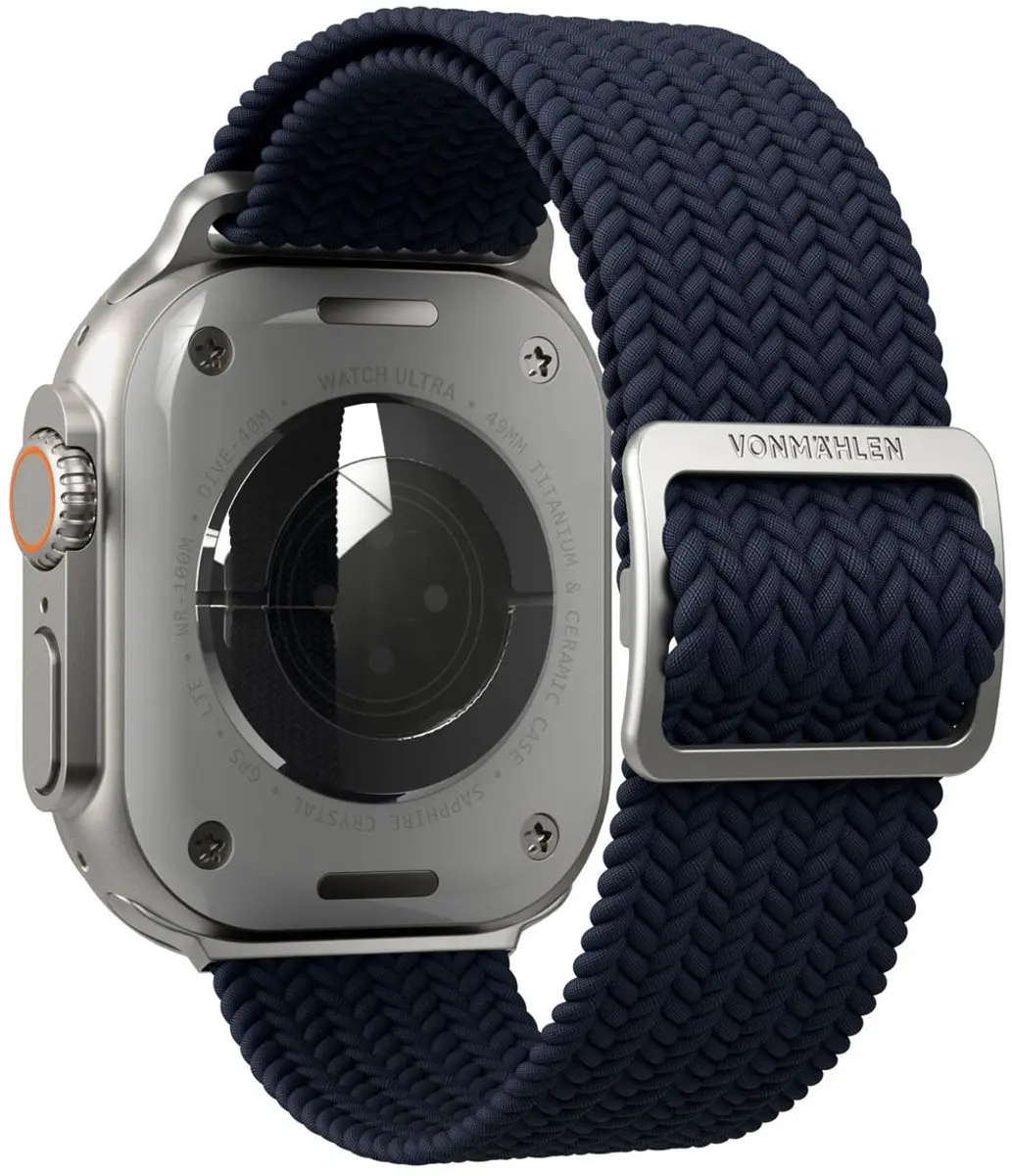 Vonmählen Woven Loop Band Apple Watch - Navy - afbeelding 2 van 5
