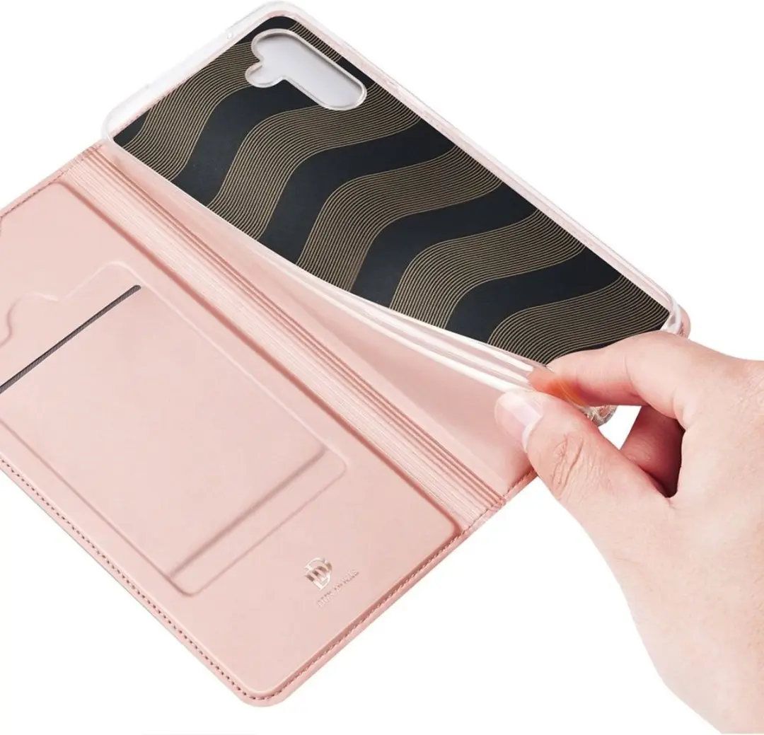 Dux Ducis Skin Pro Portemonnee Samsung Galaxy A14 Roze - afbeelding 5 van 6