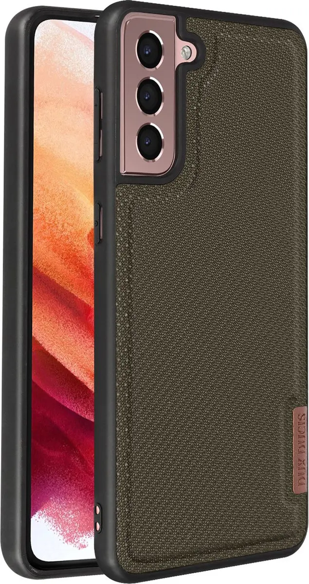 Dux Ducis Fino Hoesje Samsung Galaxy S21+ - Groen - afbeelding 2 van 6