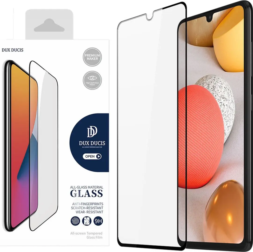 Dux Ducis 9D Gehard Glas Voor Samsung Galaxy A42 5G Met Frame, Beschermd
