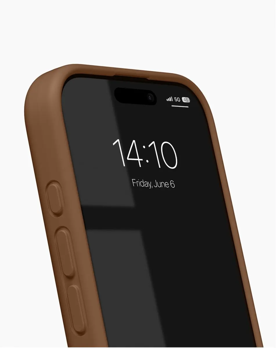 iDeal of Sweden Soft Swirl Silicone Hoes iPhone 16 Pro - Salted Caramel - afbeelding 3 van 4