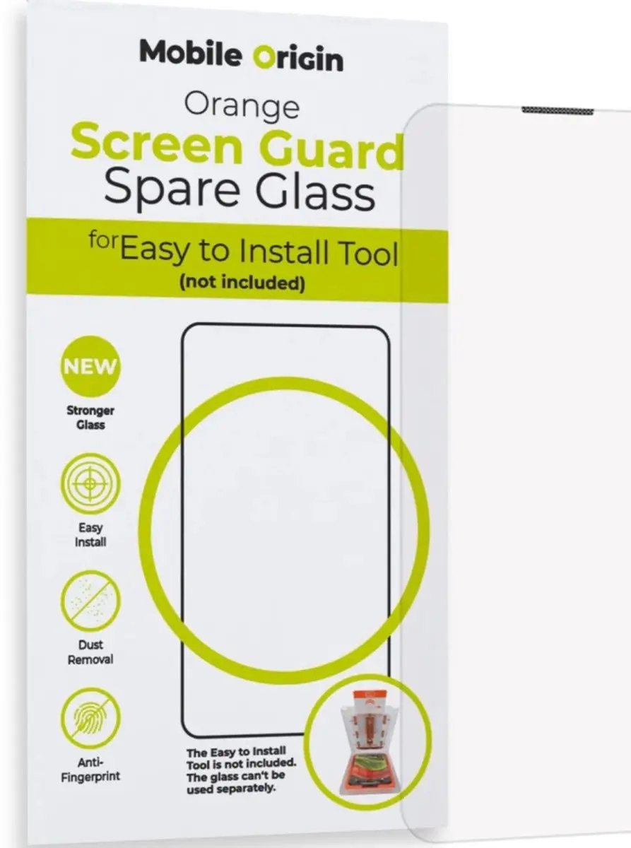 Mobile Origin Oranje Schermbeschermer Reserveglas